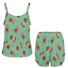Load image into Gallery viewer, Playful Doodle Women&#39;s Cami and Shorts Pajama Set-18