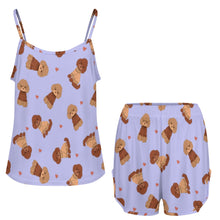 Load image into Gallery viewer, Playful Doodle Women&#39;s Cami and Shorts Pajama Set-6