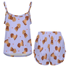 Load image into Gallery viewer, Playful Doodle Women&#39;s Cami and Shorts Pajama Set-7