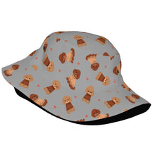 Load image into Gallery viewer, Playful Doodles in Christmas Bucket Hat-Hats &amp; Caps-26