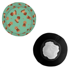 Load image into Gallery viewer, Playful Doodles in Christmas Bucket Hat-Hats &amp; Caps-52