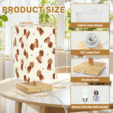 Load image into Gallery viewer, Playful Doodles in Christmas Desktop Table Lamp-Desk Lamps-Christmas,Dog Dad Gifts,Dog Mom Gifts,Doodle,Home Decor,Lamp-3