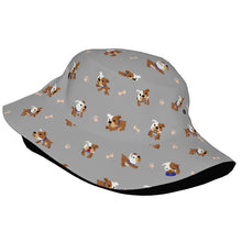 Load image into Gallery viewer, Playful English Bulldog Adventures Bucket Hat-Hats &amp; Caps-18