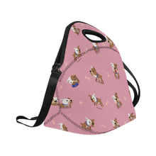 Load image into Gallery viewer, Playful English Bulldog Adventures Neoprene Lunch Bag-4