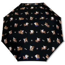 Load image into Gallery viewer, Playful English Bulldog Adventures Umbrella-Accessories-Accessories,Dog Mom Gifts,English Bulldog,Umbrella-1