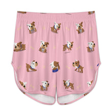 Load image into Gallery viewer, Playful English Bulldog Adventures Women's Cami and Shorts Pajama Set-13