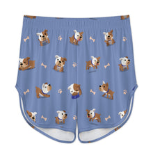 Load image into Gallery viewer, Playful English Bulldog Adventures Women's Cami and Shorts Pajama Set-17