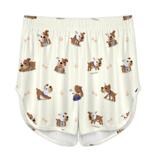Load image into Gallery viewer, Playful English Bulldog Adventures Women's Cami and Shorts Pajama Set-25