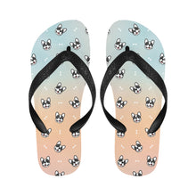 Load image into Gallery viewer, Playful Frenchie Charm Unisex Slippers - 7 Gradients-12