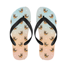 Load image into Gallery viewer, Playful German Shepherd Unisex Slippers - 7 Gradients-13
