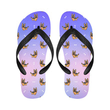 Load image into Gallery viewer, Playful German Shepherd Unisex Slippers - 7 Gradients-3