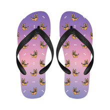 Load image into Gallery viewer, Playful German Shepherd Unisex Slippers - 7 Gradients-7