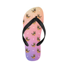 Load image into Gallery viewer, Playful German Shepherd Unisex Slippers - 7 Gradients-CornflowerBlue8-S-11