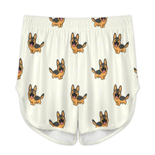 Load image into Gallery viewer, Playful German Shepherd Women's Cami and Shorts Pajama Set-12