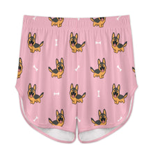 Load image into Gallery viewer, Playful German Shepherd Women's Cami and Shorts Pajama Set-16