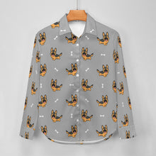 Load image into Gallery viewer, Playful German Shepherd Women's Shirt-21