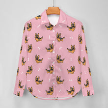 Load image into Gallery viewer, Playful German Shepherd Women's Shirt-2