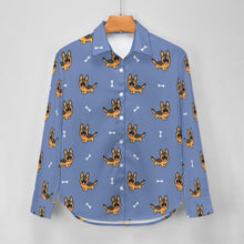 Load image into Gallery viewer, Playful German Shepherd Women's Shirt-8