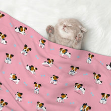 Load image into Gallery viewer, Playful Jack Russell Terrier Blanket for Dog-Pet Furniture-Blankets,Home Decor,Jack Russell Terrier-8