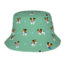 Load image into Gallery viewer, Playful Jack Russell Terrier Moments Bucket Hat-Hats &amp; Caps-Mint Green-One Size-25
