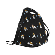 Load image into Gallery viewer, Playful Jack Russell Terrier Moments Neoprene Lunch Bag-14