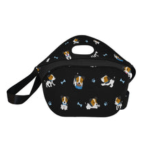 Load image into Gallery viewer, Playful Jack Russell Terrier Moments Neoprene Lunch Bag-15