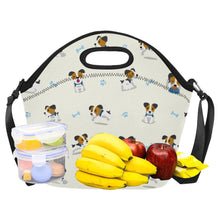 Load image into Gallery viewer, Playful Jack Russell Terrier Moments Neoprene Lunch Bag-3