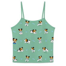 Load image into Gallery viewer, Playful Jack Russell Terrier Moments Women's Cami and Shorts Pajama Set-17
