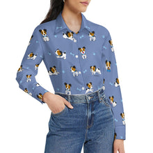 Load image into Gallery viewer, Playful Jack Russell Terrier Moments Women's Shirt-12