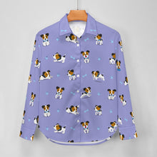 Load image into Gallery viewer, Playful Jack Russell Terrier Moments Women's Shirt-18