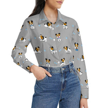 Load image into Gallery viewer, Playful Jack Russell Terrier Moments Women's Shirt-20
