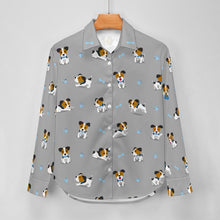 Load image into Gallery viewer, Playful Jack Russell Terrier Moments Women's Shirt-23