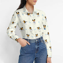 Load image into Gallery viewer, Playful Jack Russell Terrier Moments Women's Shirt-3