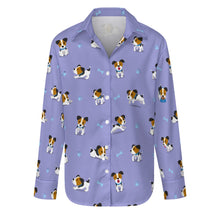 Load image into Gallery viewer, Playful Jack Russell Terrier Moments Women's Shirt-S-CornflowerBlue_1-19