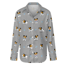 Load image into Gallery viewer, Playful Jack Russell Terrier Moments Women's Shirt-S-DarkGray-21