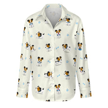 Load image into Gallery viewer, Playful Jack Russell Terrier Moments Women's Shirt-S-Ivory-1