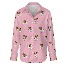 Load image into Gallery viewer, Playful Jack Russell Terrier Moments Women's Shirt-S-Pink-5