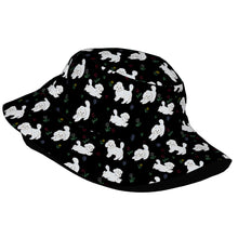 Load image into Gallery viewer, Playful Maltese in a Garden Stroll Bucket Hat-Hats &amp; Caps-10
