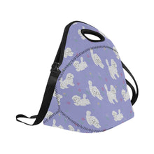Load image into Gallery viewer, Playful Bichon Frise Love Neoprene Lunch Bag-11