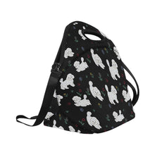 Load image into Gallery viewer, Playful Bichon Frise Love Neoprene Lunch Bag-13