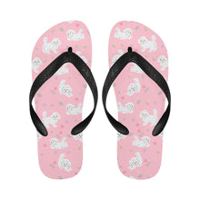 Load image into Gallery viewer, Playful Bichon Frise Love Unisex Slippers-4