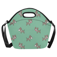 Load image into Gallery viewer, Playful Pit Bull Pup Neoprene Lunch Bag-13
