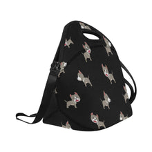 Load image into Gallery viewer, Playful Pit Bull Pup Neoprene Lunch Bag-19