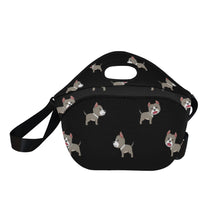 Load image into Gallery viewer, Playful Pit Bull Pup Neoprene Lunch Bag-20