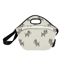 Load image into Gallery viewer, Playful Pit Bull Pup Neoprene Lunch Bag-4