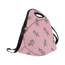 Load image into Gallery viewer, Playful Pit Bull Pup Neoprene Lunch Bag-9