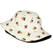Load image into Gallery viewer, Playful Pug Adventure Bucket Hat-Hats &amp; Caps-2
