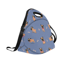 Load image into Gallery viewer, Playful Pug Adventure Neoprene Lunch Bag-9