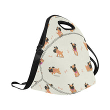 Load image into Gallery viewer, Playful Pug Adventure Neoprene Lunch Bag-4