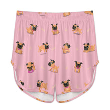 Load image into Gallery viewer, Playful Pug Adventure Women&#39;s Cami and Shorts Pajama Set-10